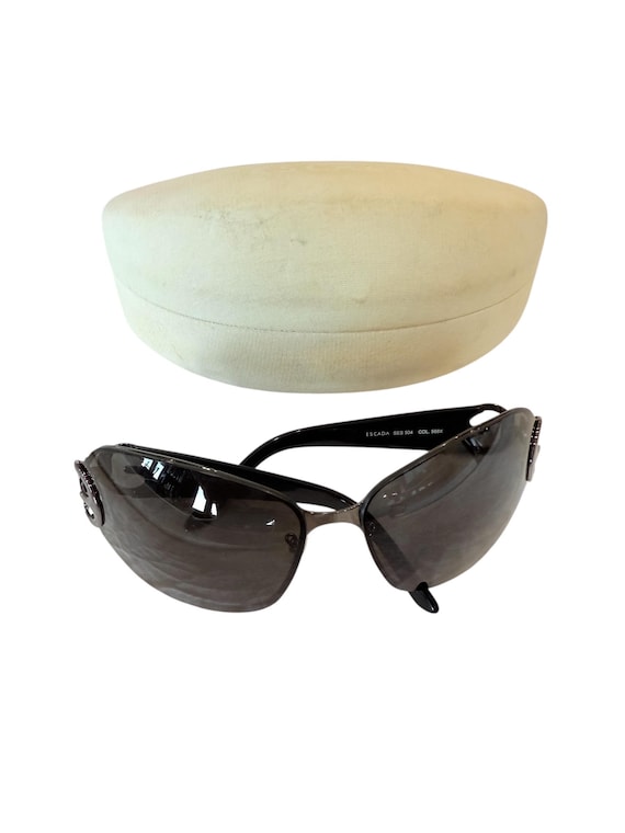 Escada rectangular Sunglasses with Case ( Ses -50… - image 1