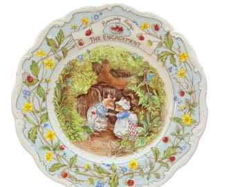 Brambly Hedge, Kitchen, Birthday Cake, 1999 Vintage Book Print