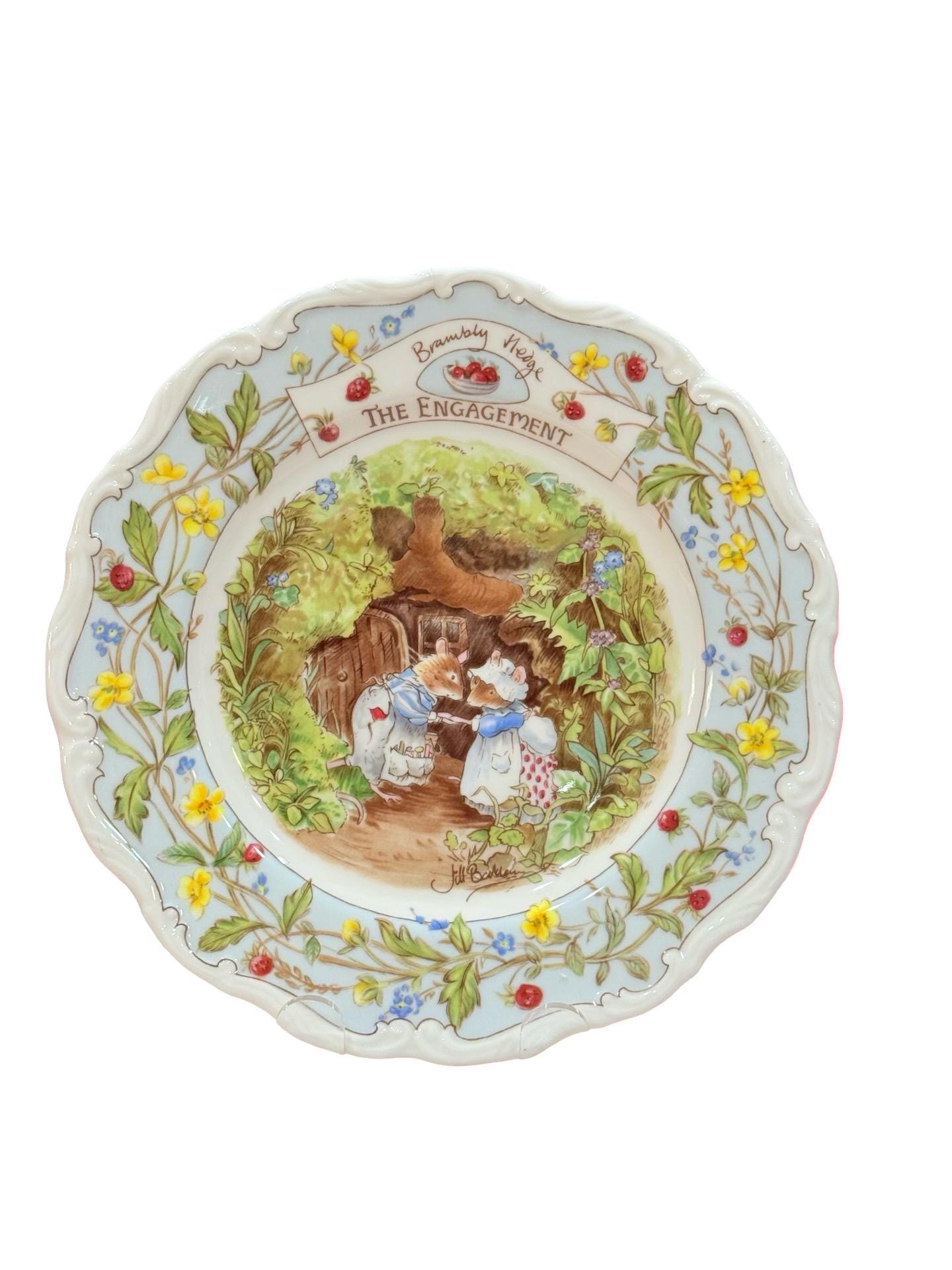 Brambly Hedge Wedding Plate - Etsy