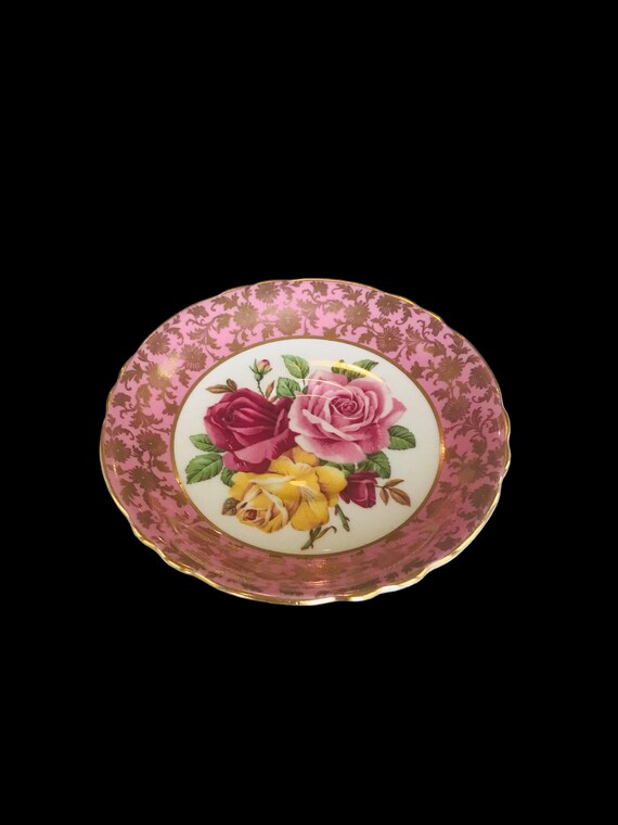 Gorgeous Paragon Replacement Big Cabbage Rose Pink, Red and Yellow