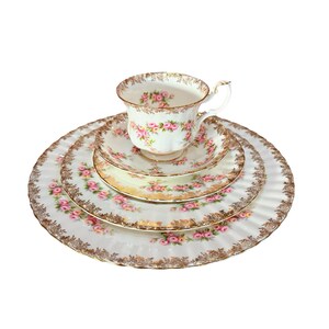 Royal Albert Dimity Rose Set - Etsy