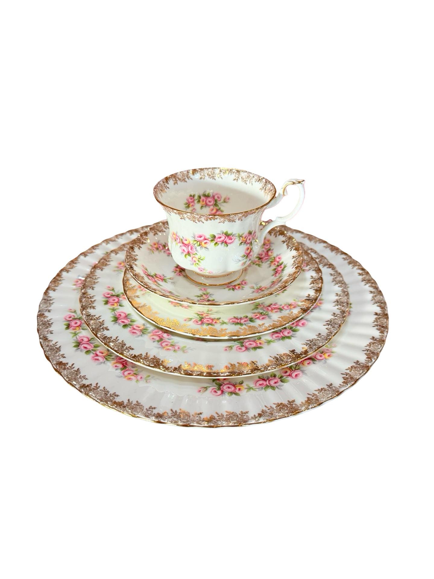 Royal Albert Dimity Rose Set - Etsy