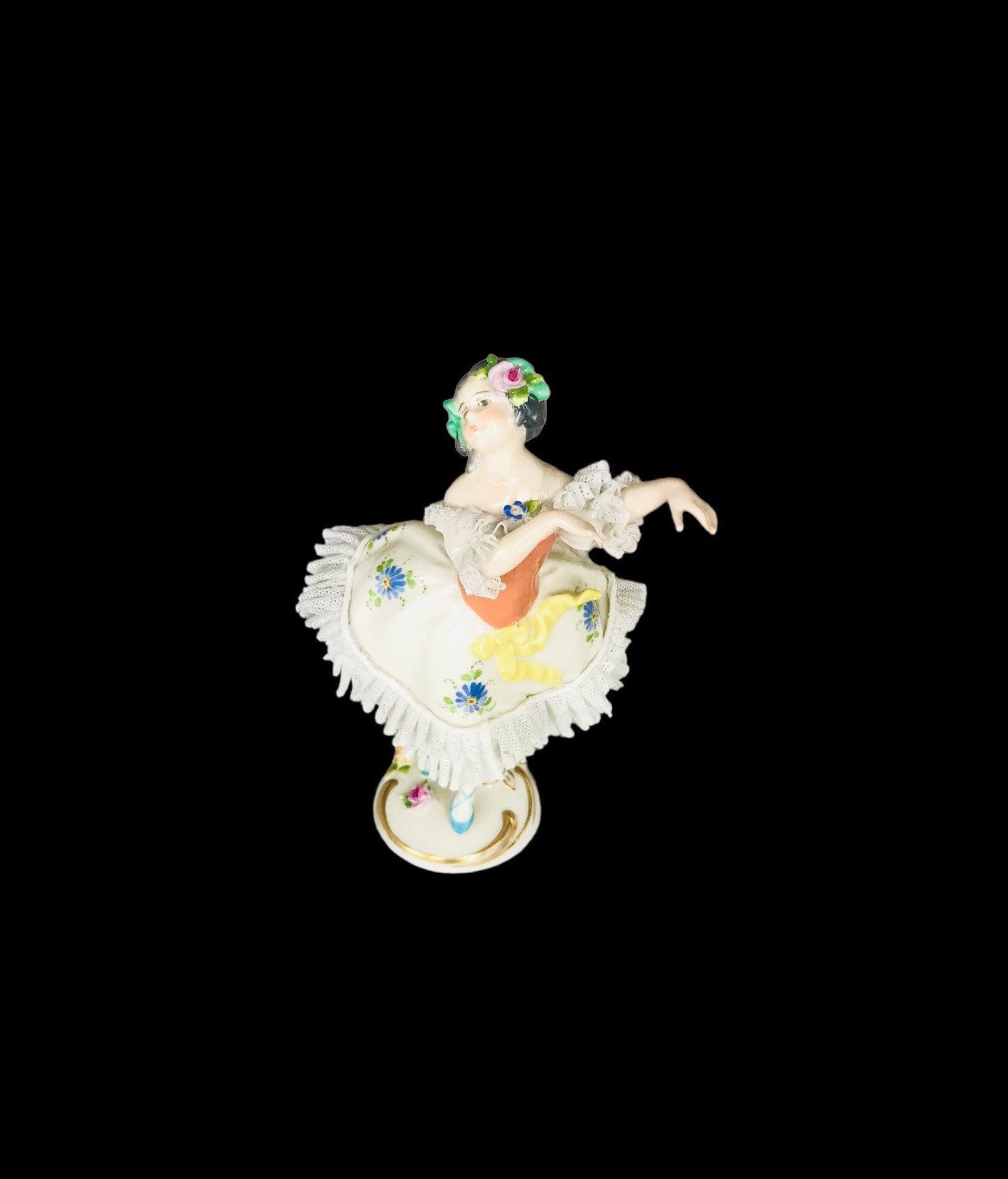 Irish dresden porcelain figurine - Etsy 日本