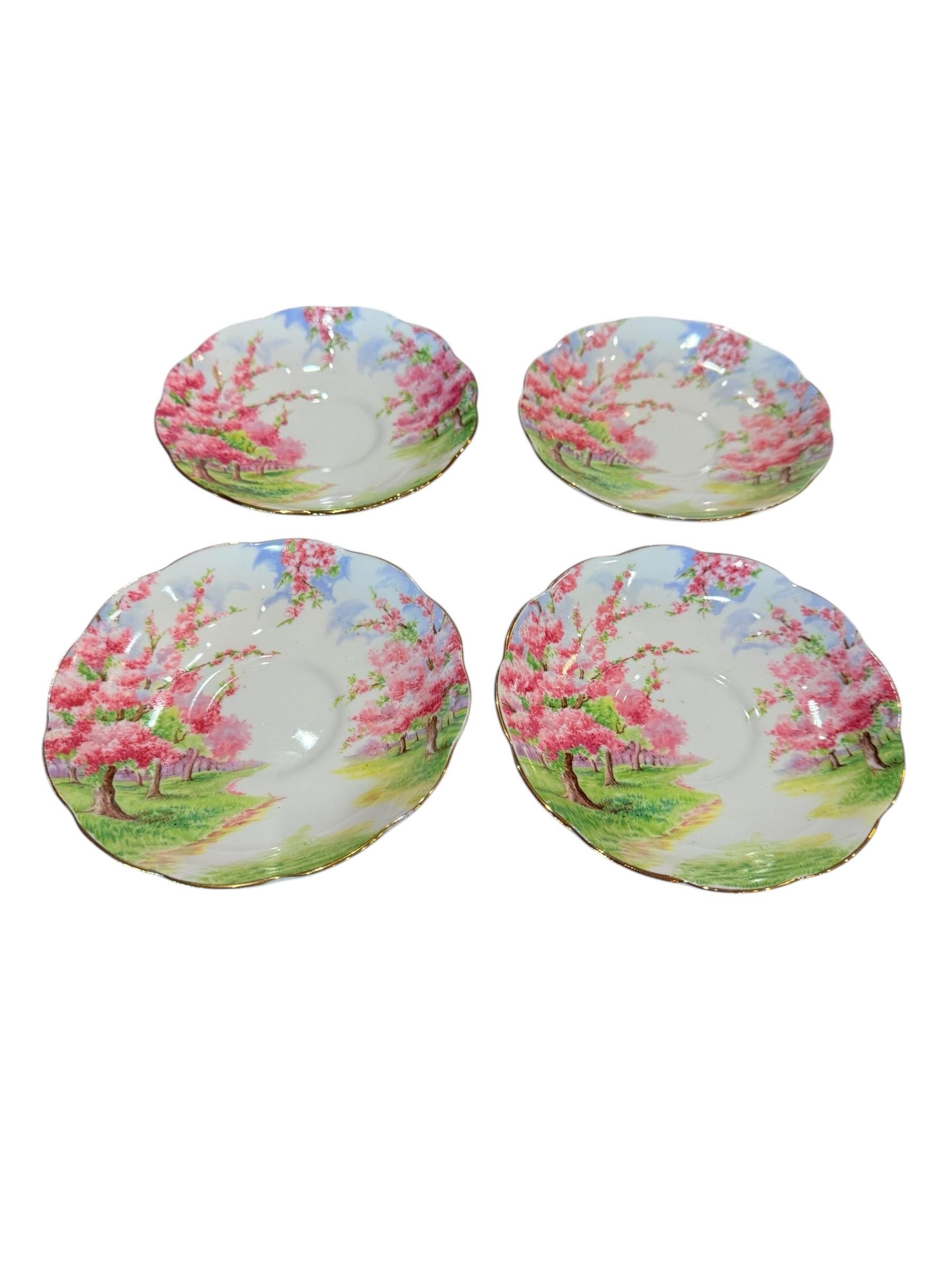 食器  ALBER Blossom Time Royal Albert Blossom Time 15 Pieces Afternoon Tea Set Bone China