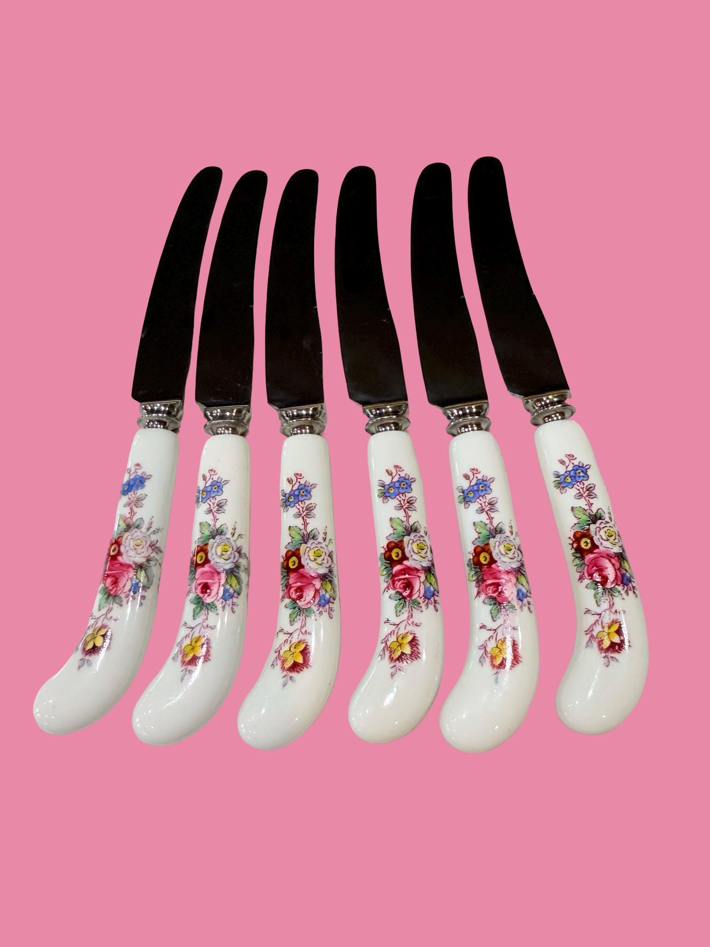 ビンテージ Crown Derby 花柄ナイフ 専用ケース付き Royal Crown Derby Knife - Etsy Canada