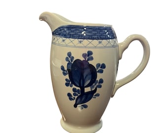 Royal Copenhagen Tranquebar Blue Tall Creamer, vintage Royal Copenhagen/Aluminia Danish, serving dish, Denmark Pottery