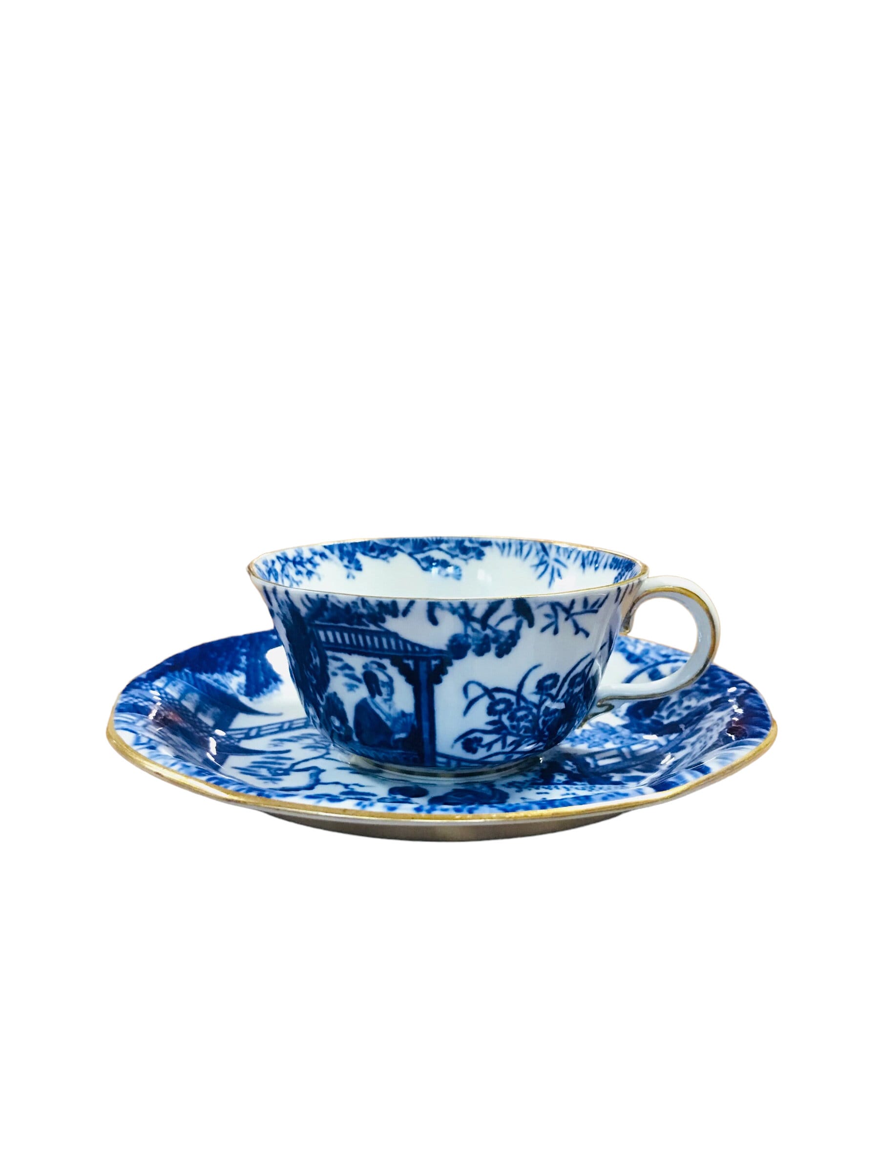 英国ビンテージ】ロイヤルクラウンダービー☆ミカド☆C/S 6客