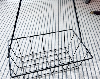 Vintage Metal Milk Carrier