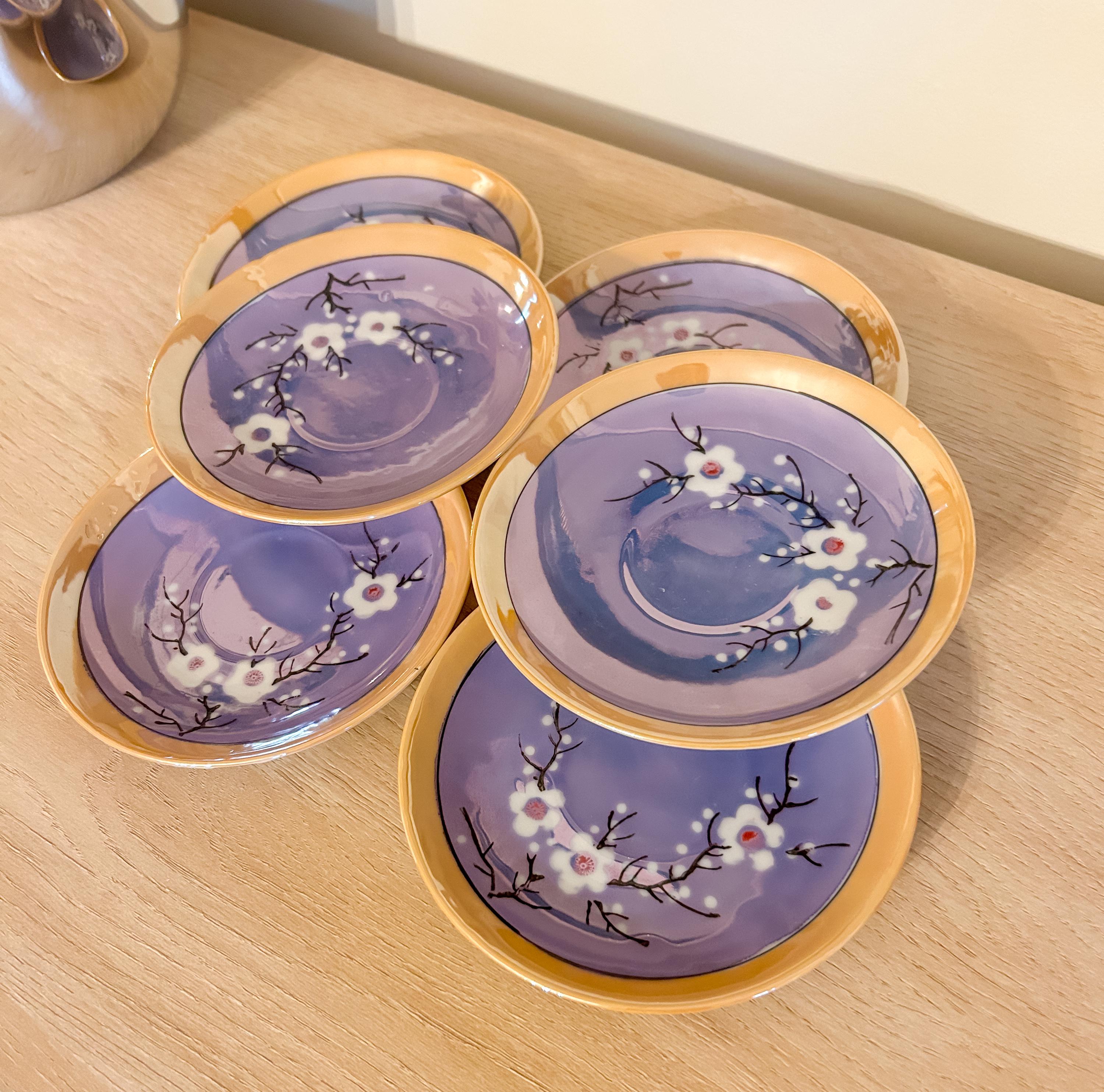 porin88fj工芸品 【tittot 200年 455/ 】台座付美品 Takito Lusterware - Etsy