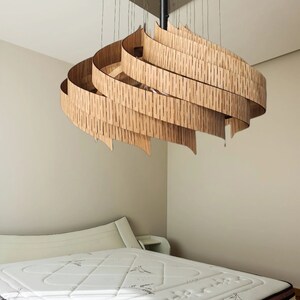 Hanging lamp, Ceiling Lamp Majesty Natural OAK zdjęcie 1