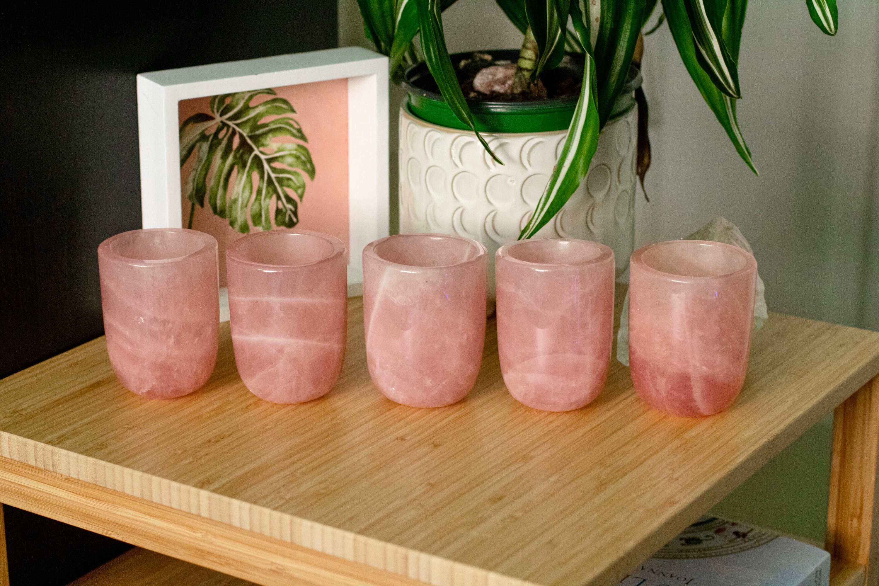 Rose Quartz Healing Cups Ritual Cups Tea Cups Etsy