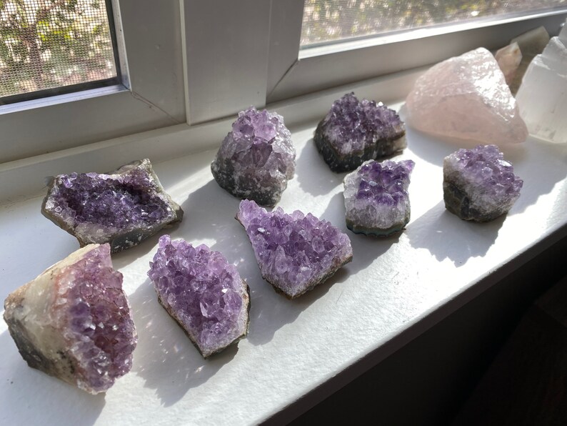 The one you pick is the one you receive Amethyst Clusters Pick Your Crystal