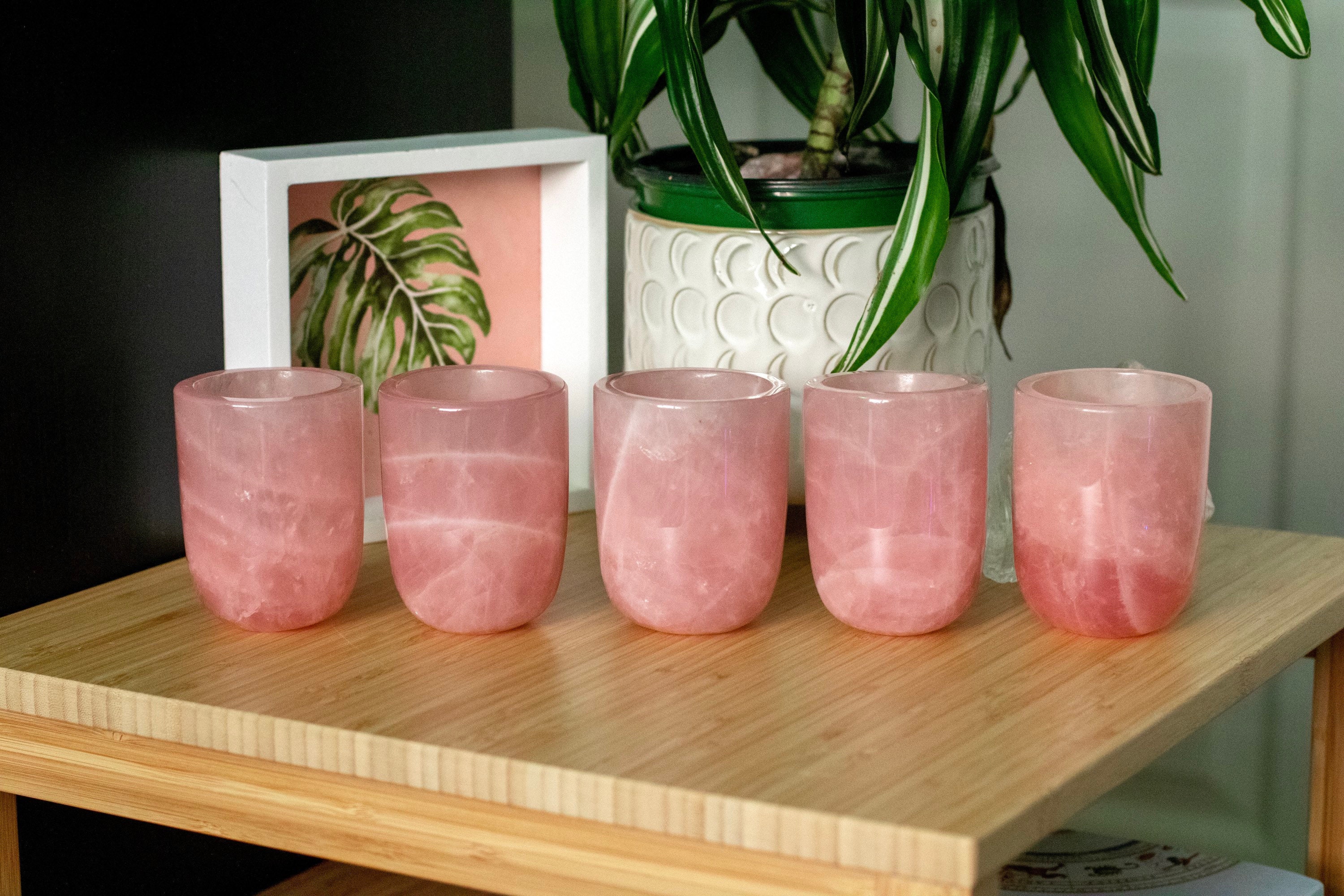Rose Quartz Healing Cups Ritual Cups Tea Cups Etsy