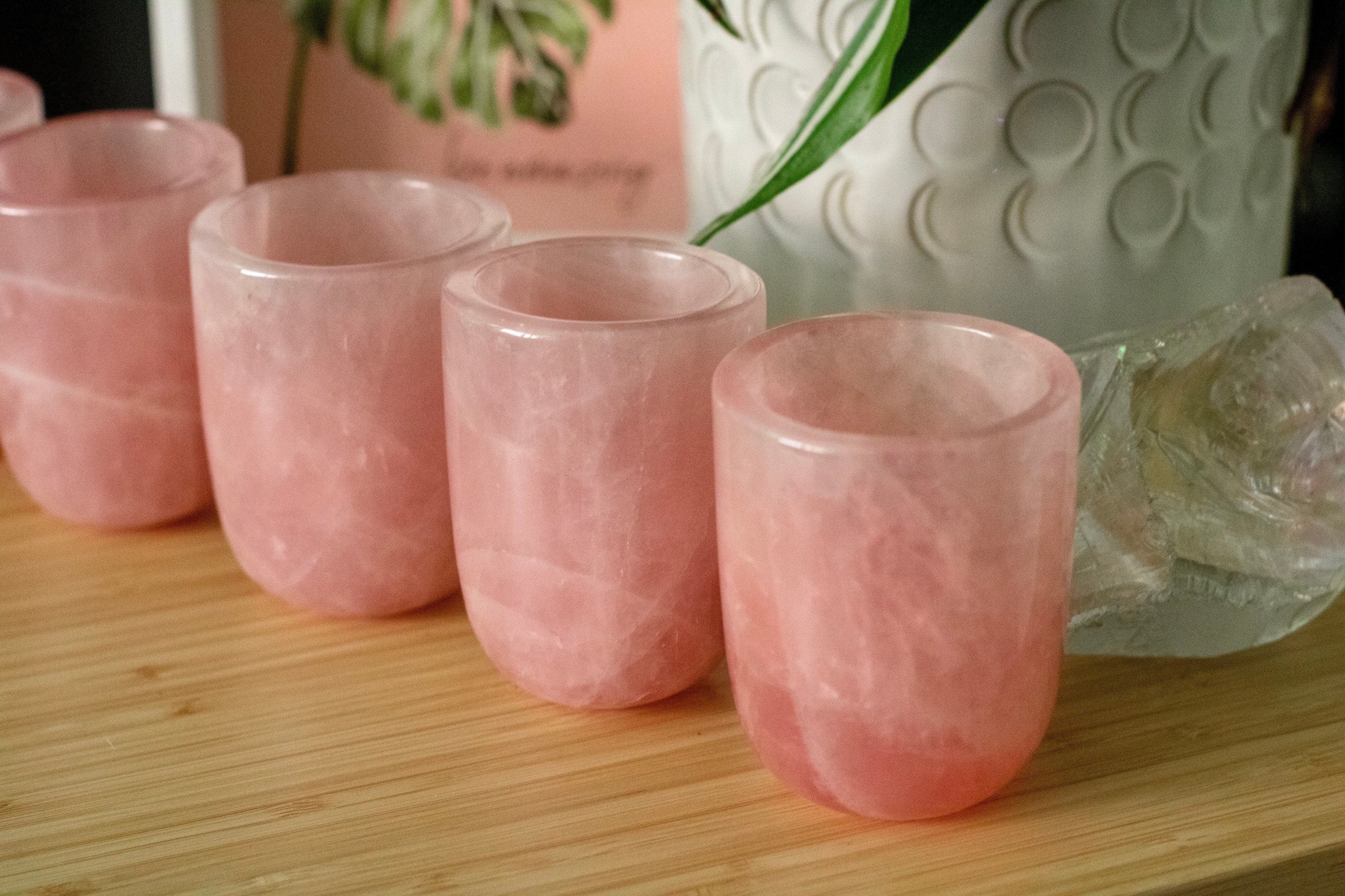 Rose Quartz Healing Cups Ritual Cups Tea Cups Etsy