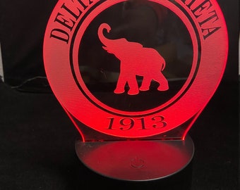 Luz LED Delta Sigma Theta Circle