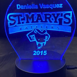 Saint Mary’s Rattler’s custom LED