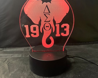 Delta Sigma Theta 1913 Elephant LED light