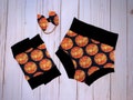 Basketball Baby Toddler Bummie, Bow, Bib, and Leg Warmers with Add-On Mommy Headband