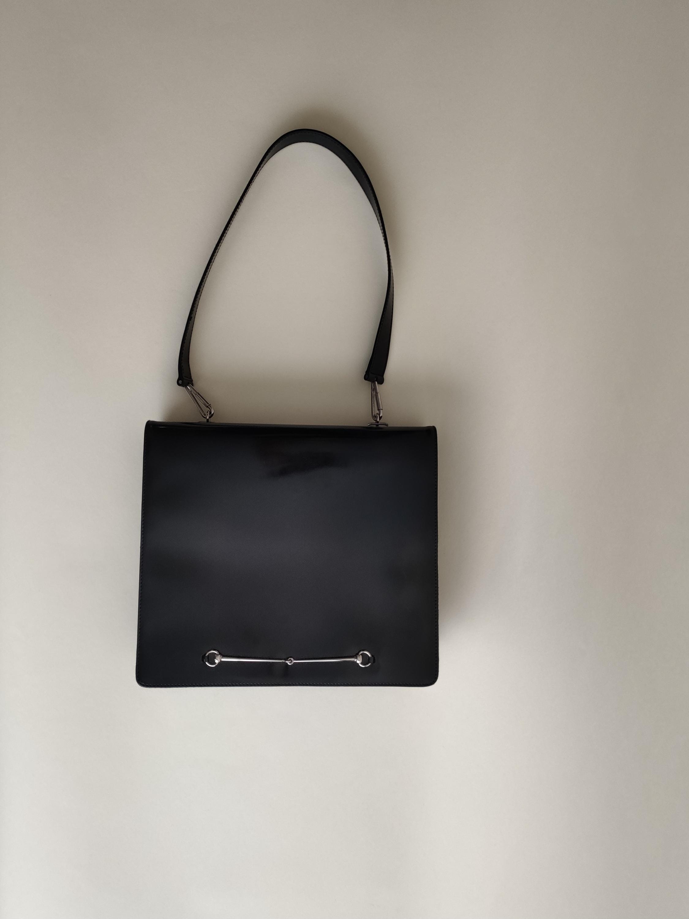 Tom Ford Gucci Black Horsebit Handbag Shoulder Bag 90s Vintage - Etsy
