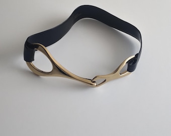 Vintage F/W 1996 Gucci by Tom Ford Iconic Oversized G Buckle Waist