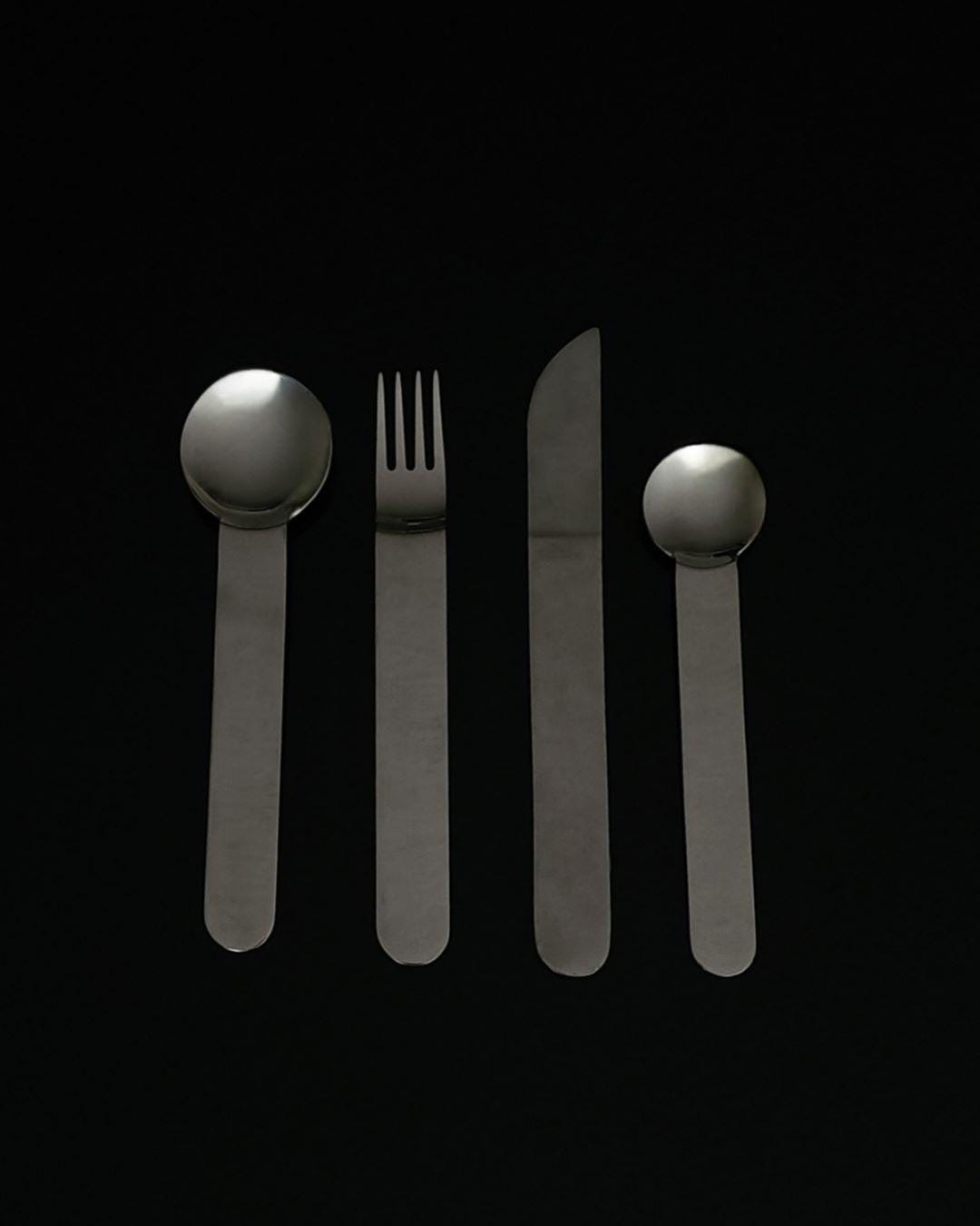 Vintage Sergio Asti, 'boca Flatware' Set, Italy 1976 Rare Cutlery