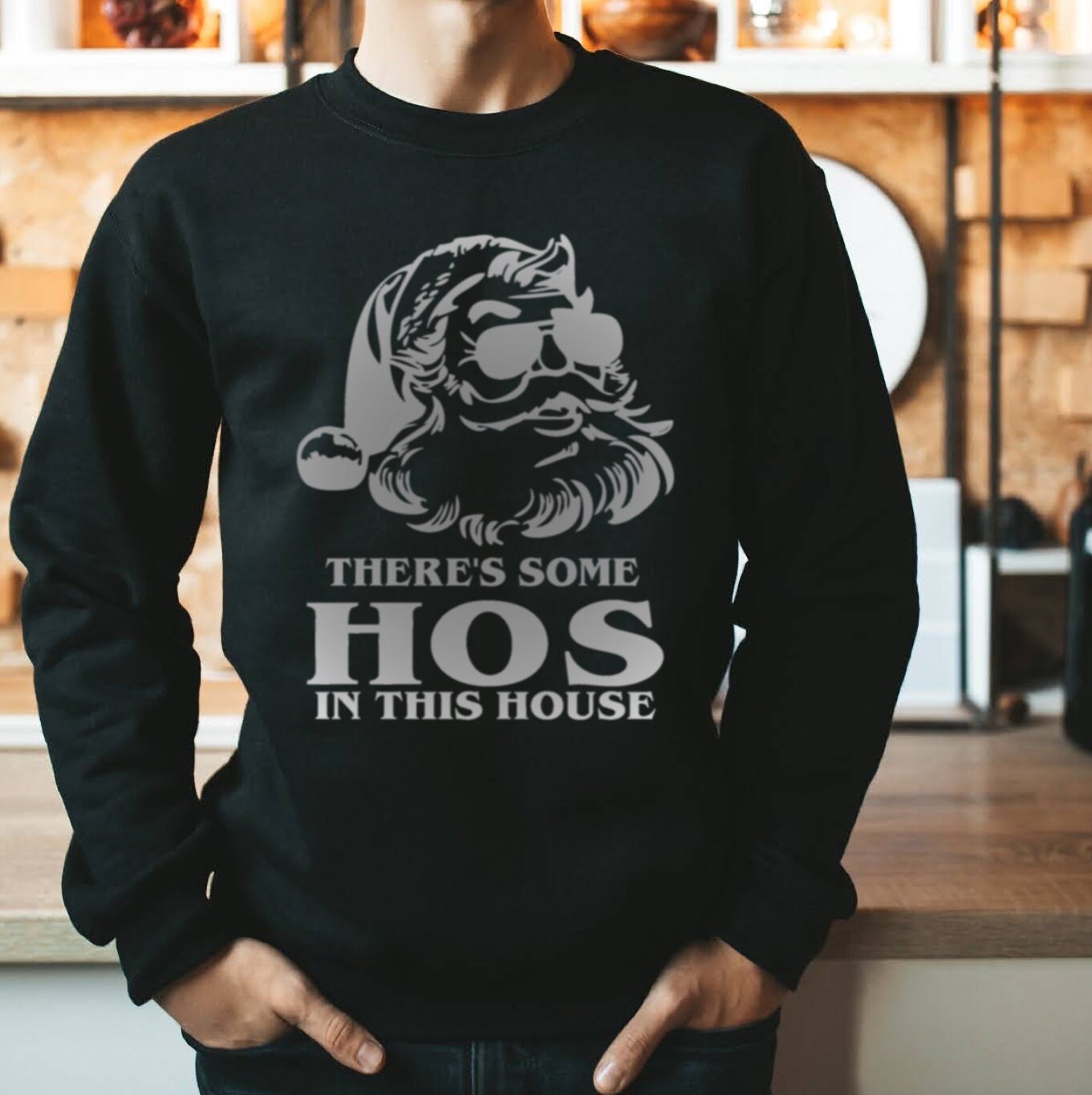 theres some hos in this house christmas sweater