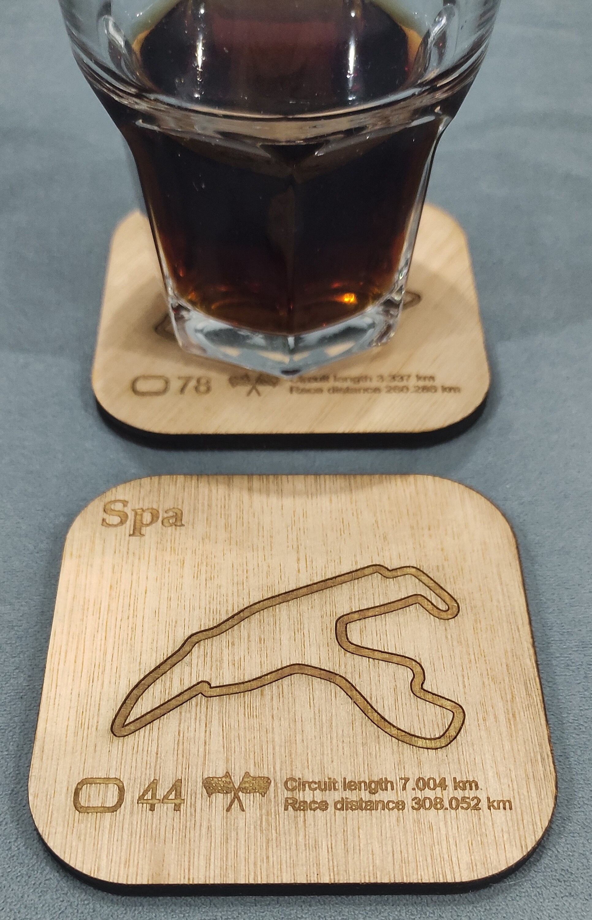 Any F1 Race Track Coaster Formula One Wooden Coasters F1 Etsy UK