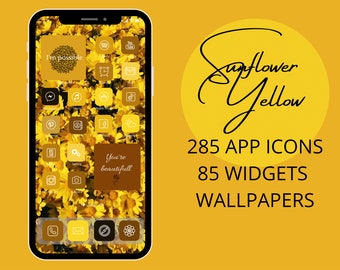 pix Icon Aesthetic Yellow yellow icons etsy