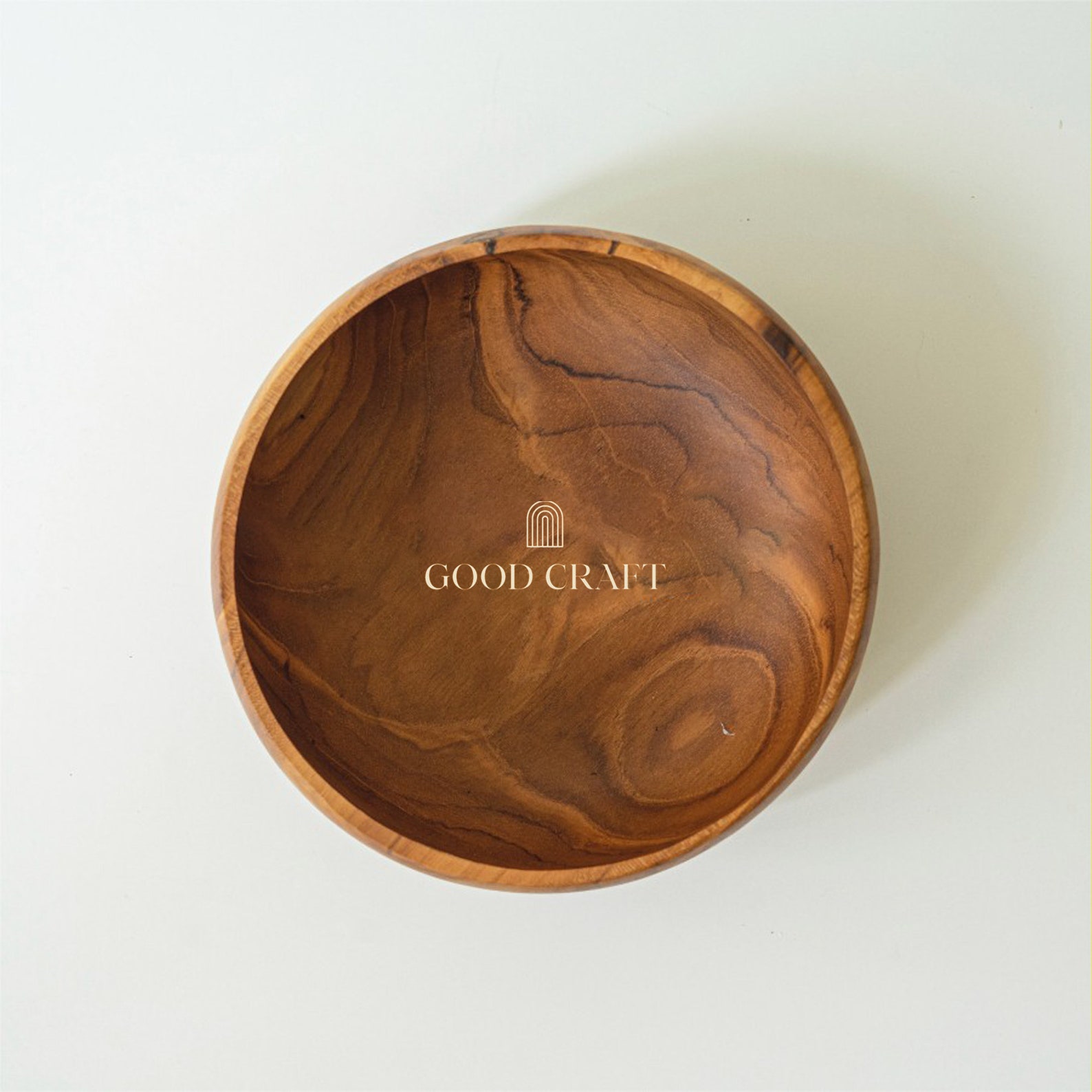 Extra Large Teak Wood Bowl Sustainable Teak Wood Bowl Etsy