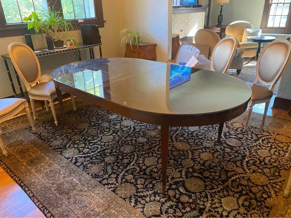 RARE Baker Furniture Thomas Pheasant Dining Table Plus 3 Etsy