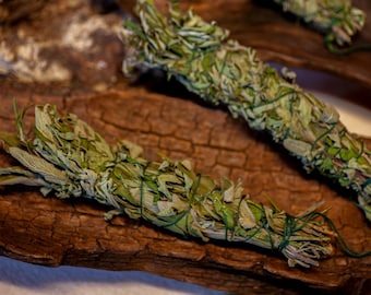 New Harvest - Incense Bundle * Moxa * - handmade - own cultivation & harvest - incense - smudge stick - plant magic - herbs