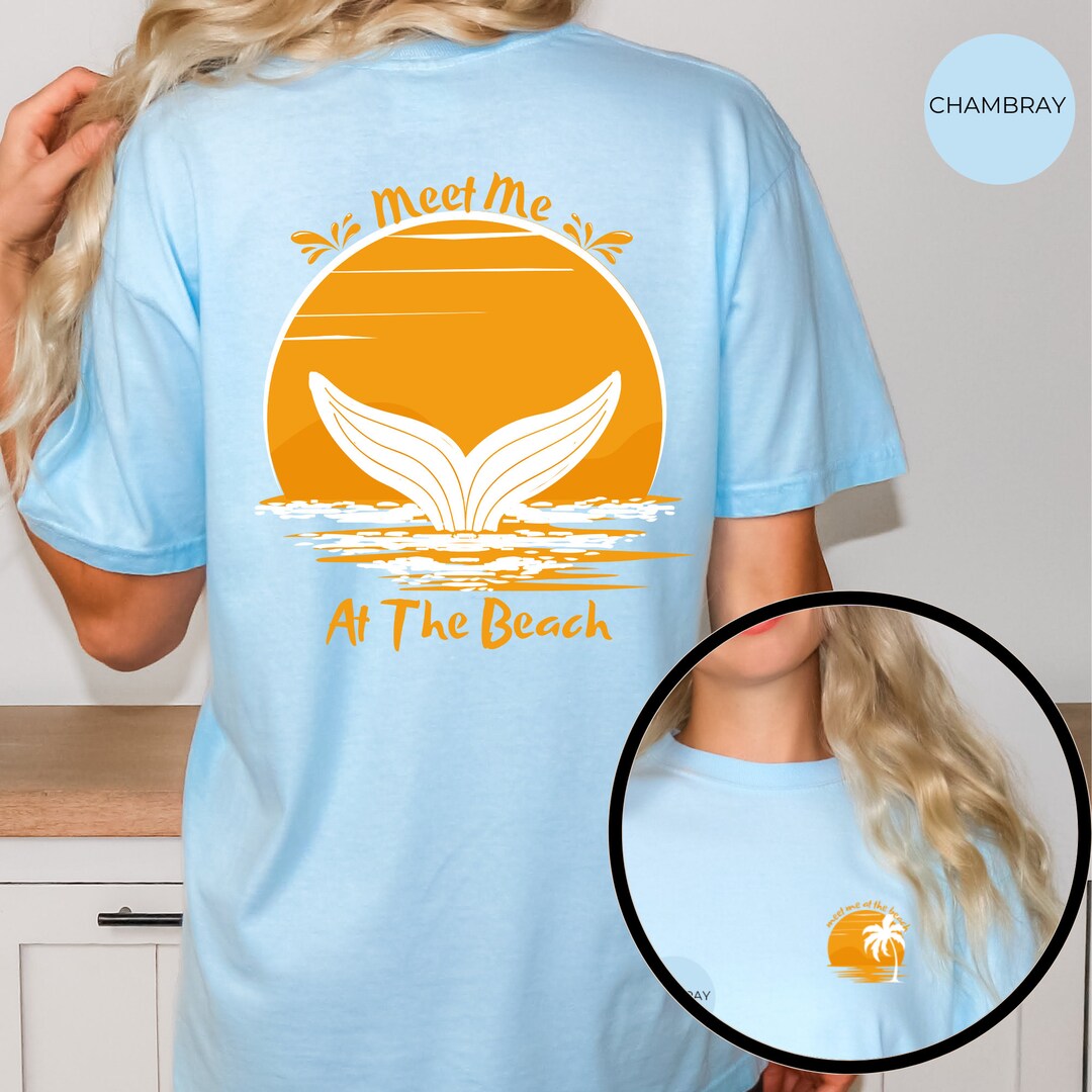 Jade Relaxed Tee - Meet You At The Beach main image 1
