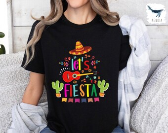 Let's Fiesta Toddler Tee, Cinco De Mayo Mexican Party Shirt