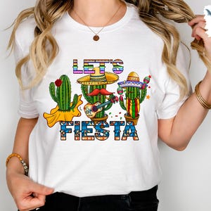 Lets Fiesta Shirt, Mexican Fiesta Shirt, Cinco De Mayo Shirt, Mexican Theme Shirt, Cinco De Mayo Mexican Party Shirt, Fiesta Crew Shirt