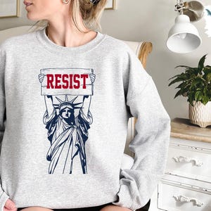 Resist Sweatshirt, When Injustice Becomes Law Resistance Front and Back Sweatshirt, I Dissent, Girl Power, Equality Sweatshirt, Feminism Tee