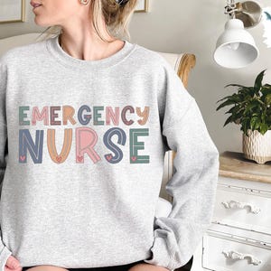 Notfall Krankenschwester Sweatshirt, Notfall Krankenschwester Hoodie, Notaufnahme Sweatshirt, Notaufnahme Hoodie, ER Nurse Sweatshirt