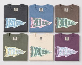 Comfort Colors® Teacher Team Shirts, Back to School T-Shirt, Grade Level Tees, Teachers Gift, First Second Third Fourth Fifth Grade