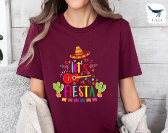 Lets Fiesta Shirt, Cinco de Mayo Mexican Party Tee