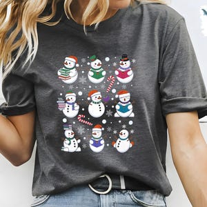 Snowman T-Shirt, Christmas Snowman Shirt, Funny Christmas Tee Shirt, Snowman With Wine Shirt, Christmas Gift For Women, Xmas Holiday Tshirt