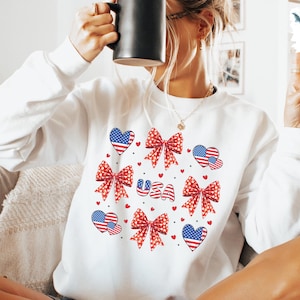 Moletom com coração e bandeira dos EUA, moletom patriótico, moletom do 4 de julho, moletom dos EUA, moletom com bandeira americana, moletom com bandeira dos EUA