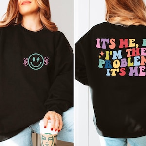 It&#39;s Me Hi I&#39;m the Problem Sweatshirt, Anti Hero Sweatshirt, Gift for Fans, Tour Merch Sweater, Lavender Haze Sweater, Albums Books Sweater