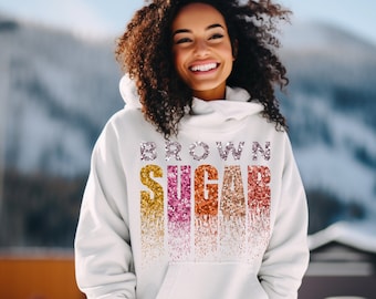 Sweat à capuche Brown Sugar Mois de l'histoire des Noirs, sweat-shirt Pride