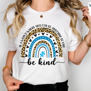 In A World Where You Can Be Anything Be Kind Shirt,Be Kind Rainbow Shirt,Be Kind Shirt,Language shirt,Kindness shirt,Watercolor Be Kind