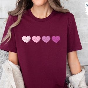 4 Hearts Valentines Day Shirt,Valentines Day Shirts For Woman,Heart Shirt,Cute Valentine Shirt,Valentines Day Gift,Cheetah Valentines