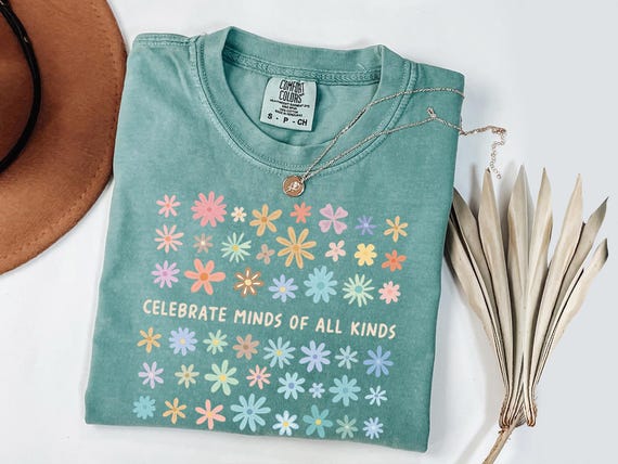Comfort Colors Celebrate Minds of All Kinds Shirt, Back To School Shirt, SPED Teacher Shirt, Autism Teacher Shirt, Neurodiversity Shirt