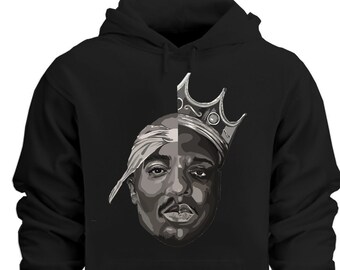 Tupac Photo 2PAC Pullover à Capuche Sweat-shirt NEUF 100% Authentique 