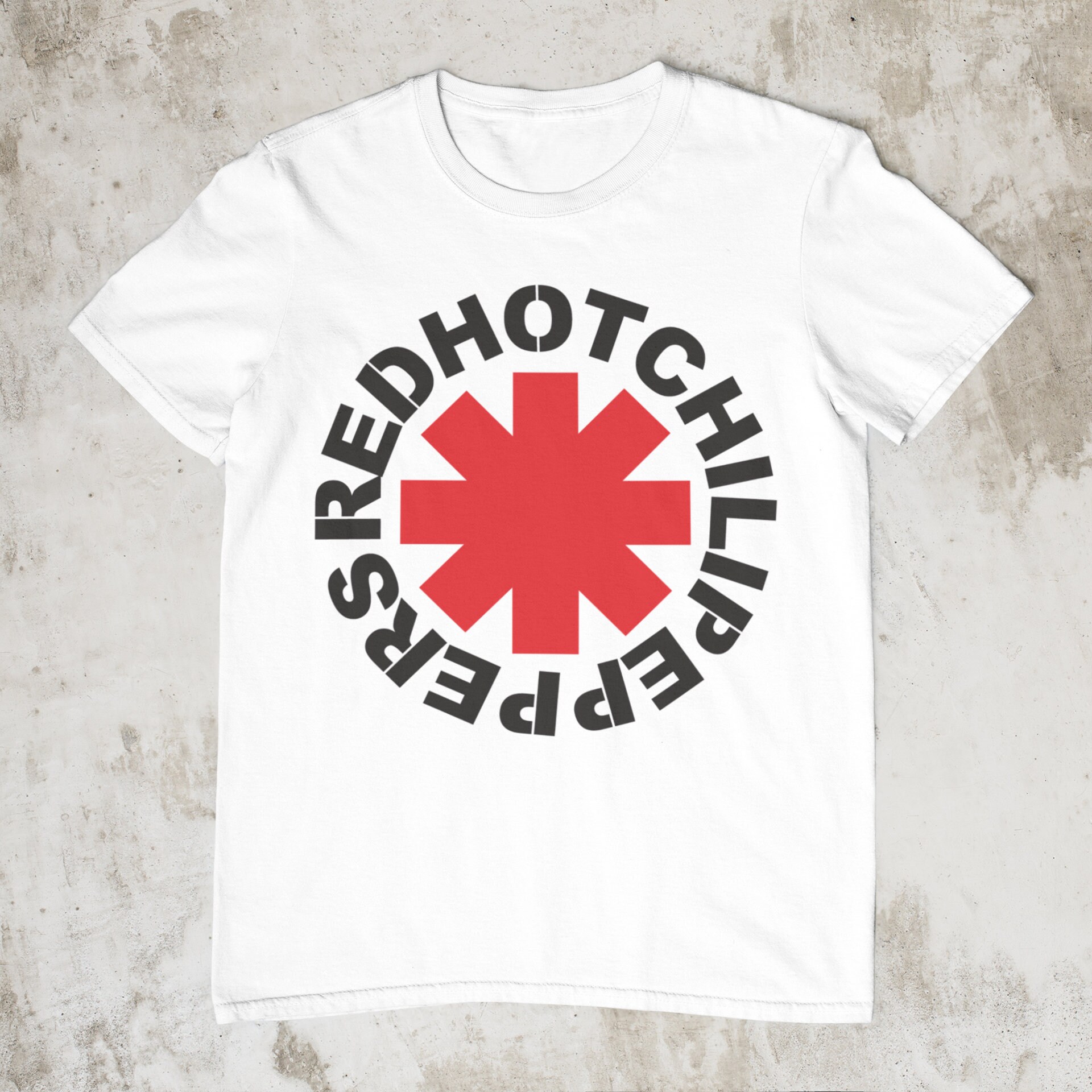 Red Hot Chili Peppers RHCP Unisex T-Shirt Black/White DTG | Etsy