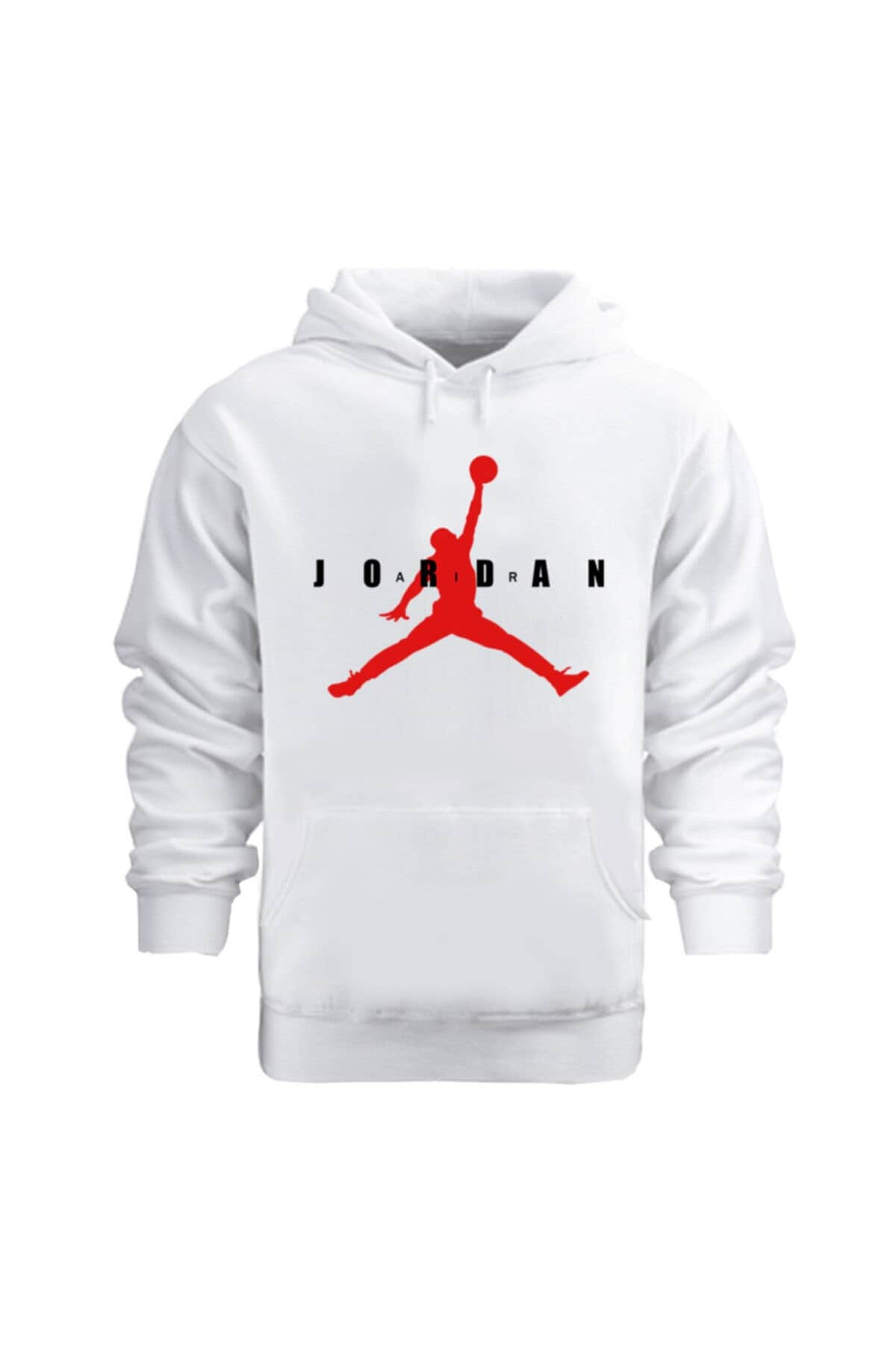 Nike Jordan sticker logo hoodie in white