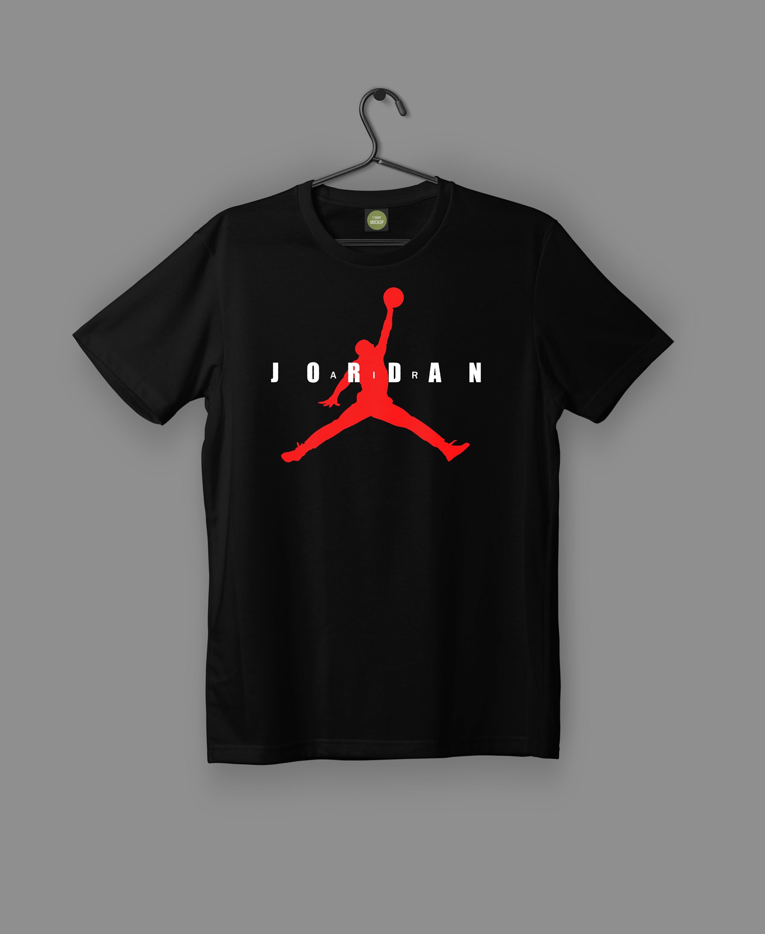 Jumpman Black and White T-Shirt, Unisex Regular Size
