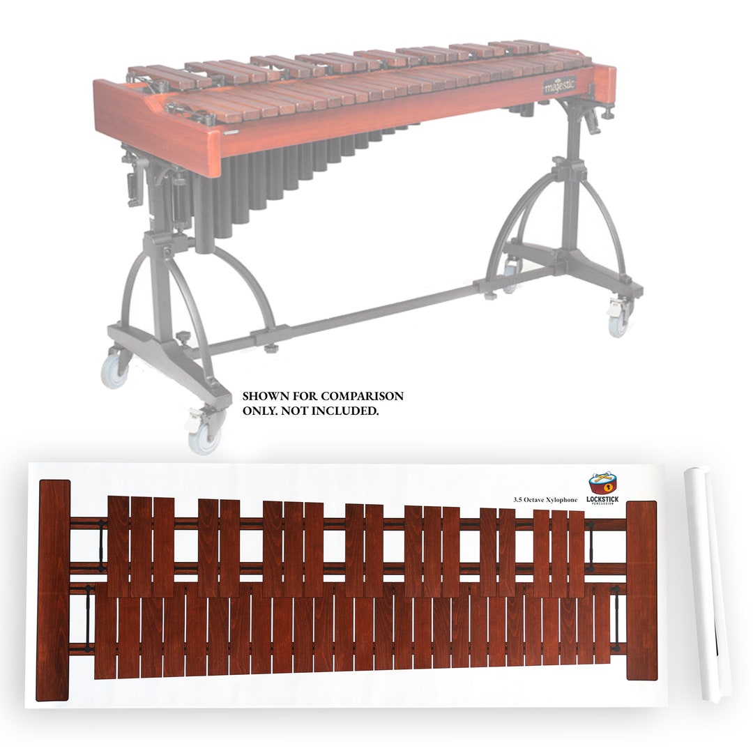Xylophone Practice Pad 3.5 Octave Etsy